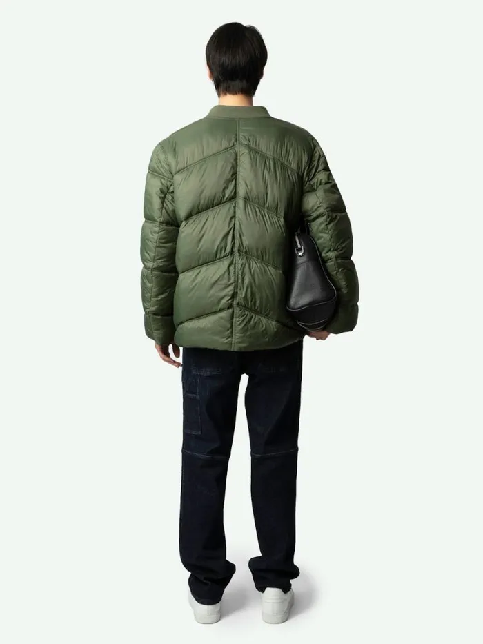 Men Zadig and Voltaire Jackets and Coats Bony Puffer Coat Grass Men Zadig and Voltaire Jackets and Coats Bony Puffer Coat Grass