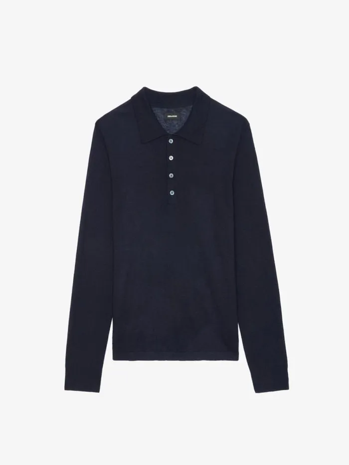 Men Zadig and Voltaire Sweaters and Cardigans Dimi Cashmere Sweater Encre