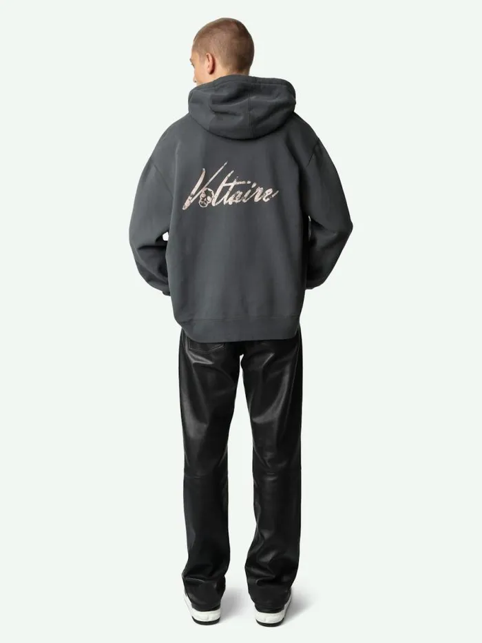 Men Zadig and Voltaire Sweatshirts and Hoodies Sacha Sweatshirt Carbone Men Zadig and Voltaire Sweatshirts and Hoodies Sacha Sweatshirt Carbone