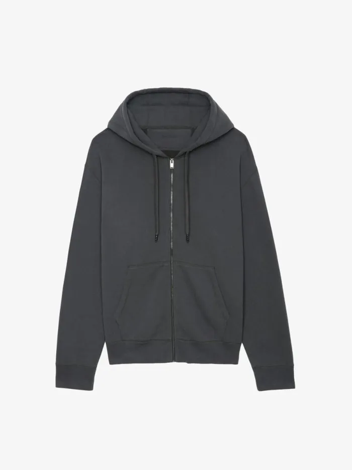 Men Zadig and Voltaire Sweatshirts and Hoodies Sacha Sweatshirt Carbone Men Zadig and Voltaire Sweatshirts and Hoodies Sacha Sweatshirt Carbone