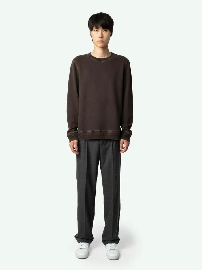 Men Zadig and Voltaire Sweatshirts and Hoodies Stony Arrow Sweatshirt Land
