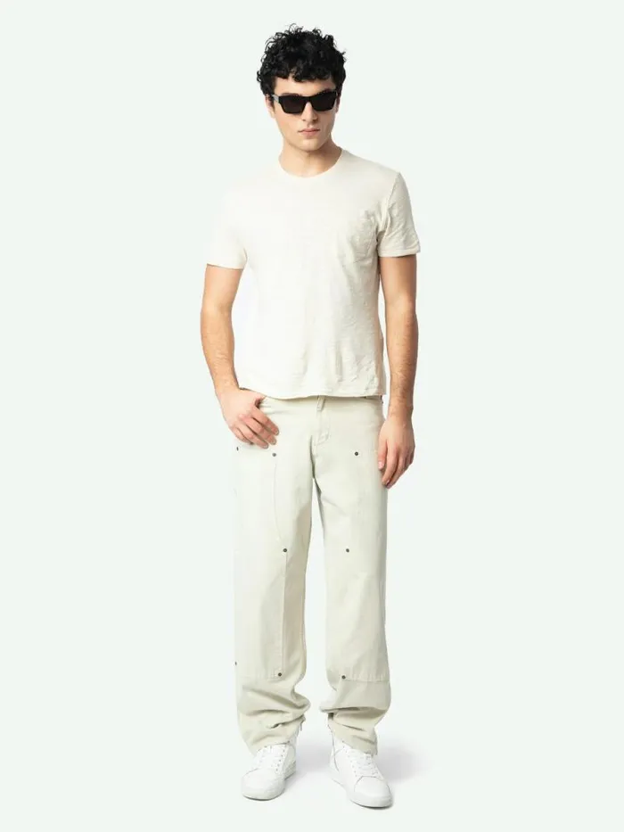 Men Zadig and Voltaire TShirts Stockholm Tshirt Steam
