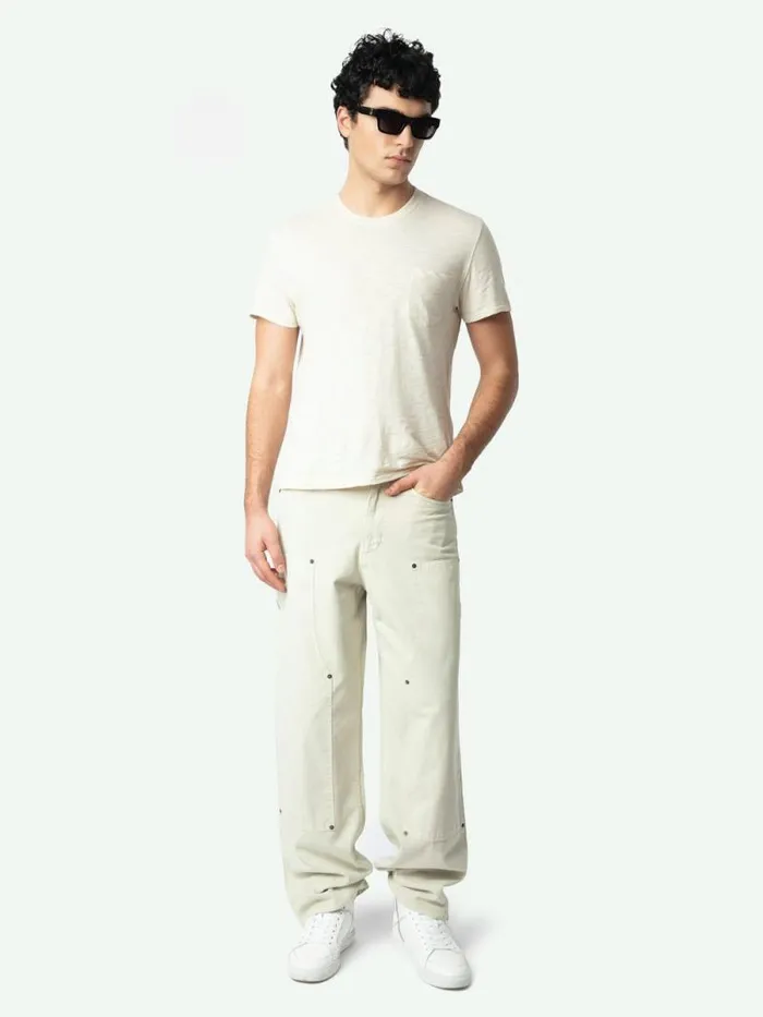 Men Zadig and Voltaire TShirts Stockholm Tshirt Steam