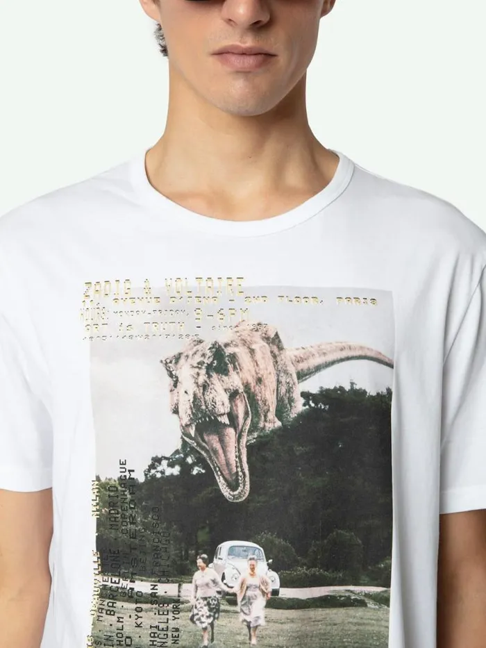 Men Zadig and Voltaire TShirts Ted Tshirt White Men Zadig and Voltaire TShirts Ted Tshirt White