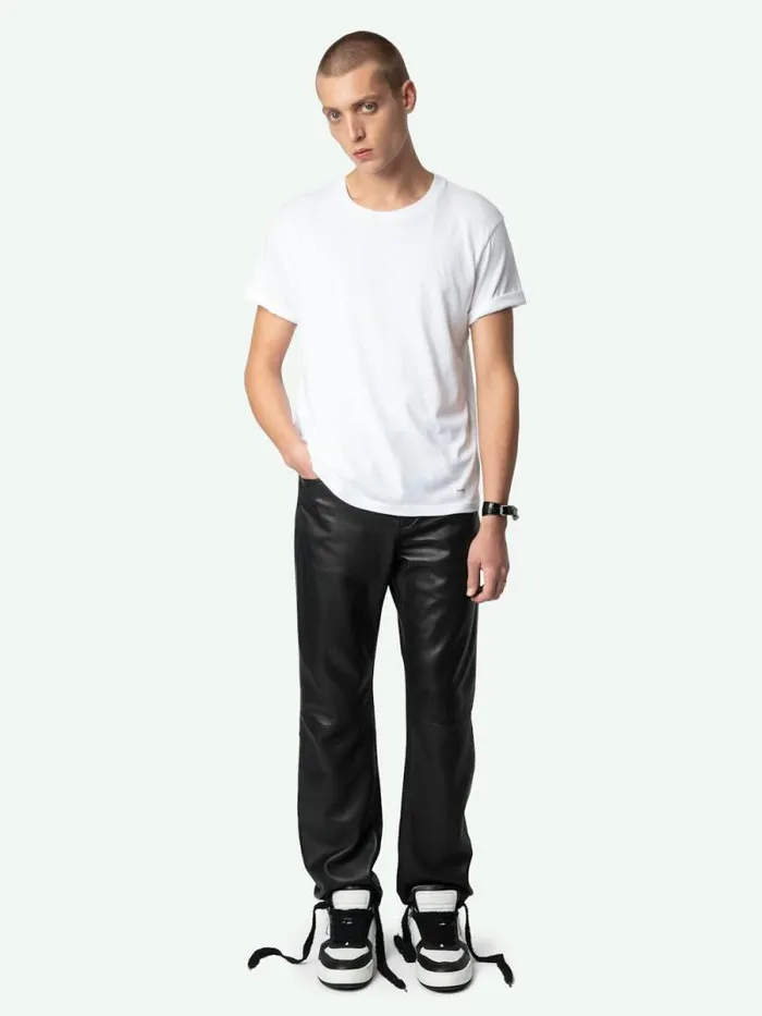 Men Zadig and Voltaire TShirts Tommy Tshirt White