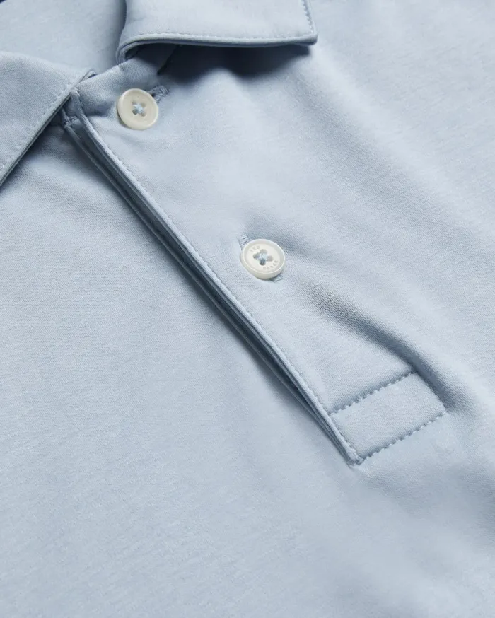 Men ZEITER 8211 Short Sleeve Slim Fit Polo Shirt Pale Blue Ted Baker Tops Men ZEITER 8211 Short Sleeve Slim Fit Polo Shirt Pale Blue Ted Baker Tops