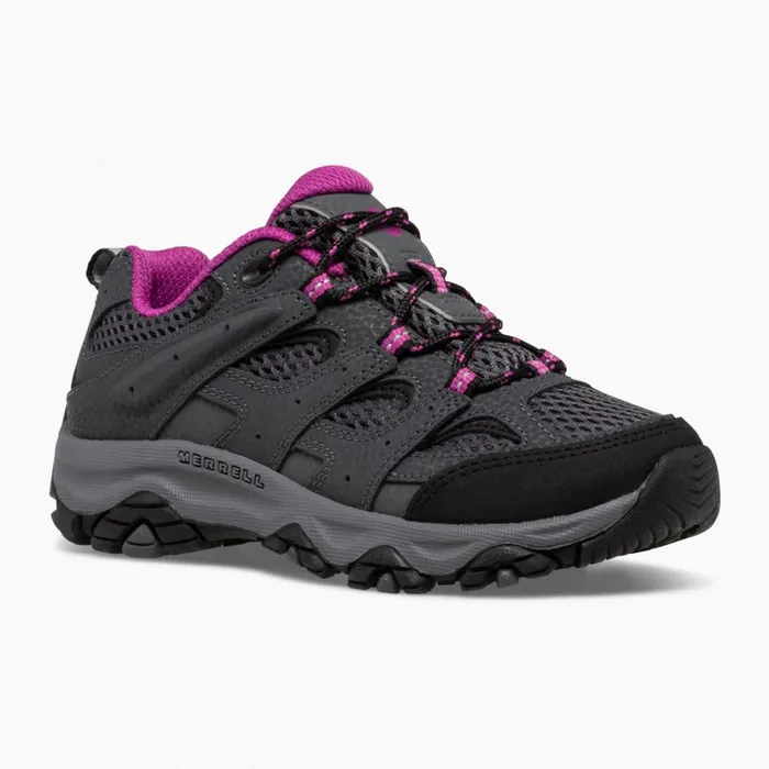 Merrell Big Moab 3 Low Lace Shoe Graniteberry Kids Boots