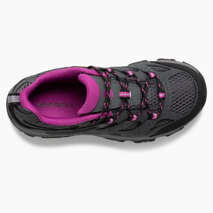 Merrell Big Moab 3 Low Lace Shoe Graniteberry Kids Boots