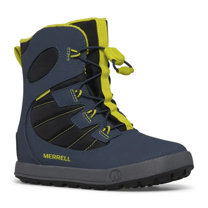 Merrell Big Snow Bank 40 Waterproof Boot Navylime Kids Winter Boots