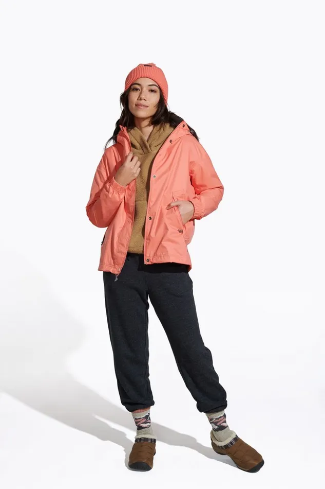 Merrell Fallon Rain Jacket Sepia Tint Women Outerwear
