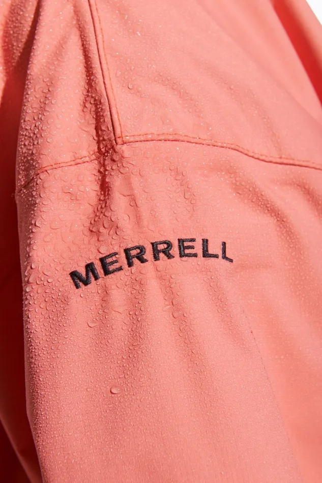 Merrell Fallon Rain Jacket Sepia Tint Women Outerwear