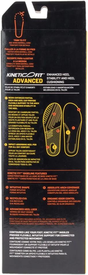 Merrell Kinetic Fit Advanced Footbed Wool Women Shoe Care