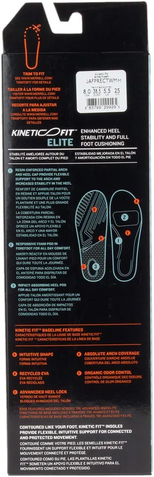 Merrell Kinetic Fit Elite Footbed Mesh Women Shoe Care