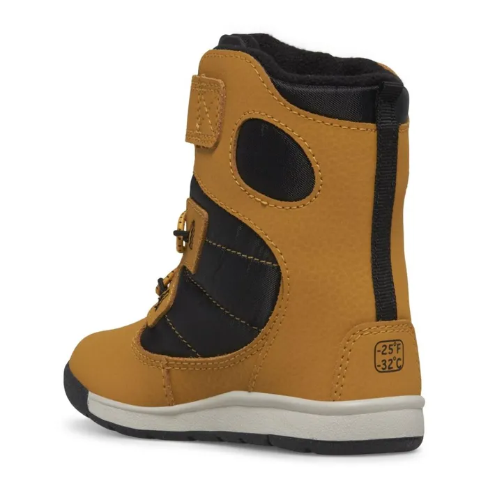 Merrell Little Snow Bank Jr Waterproof Boot Wheatblack Kids Winter Boots
