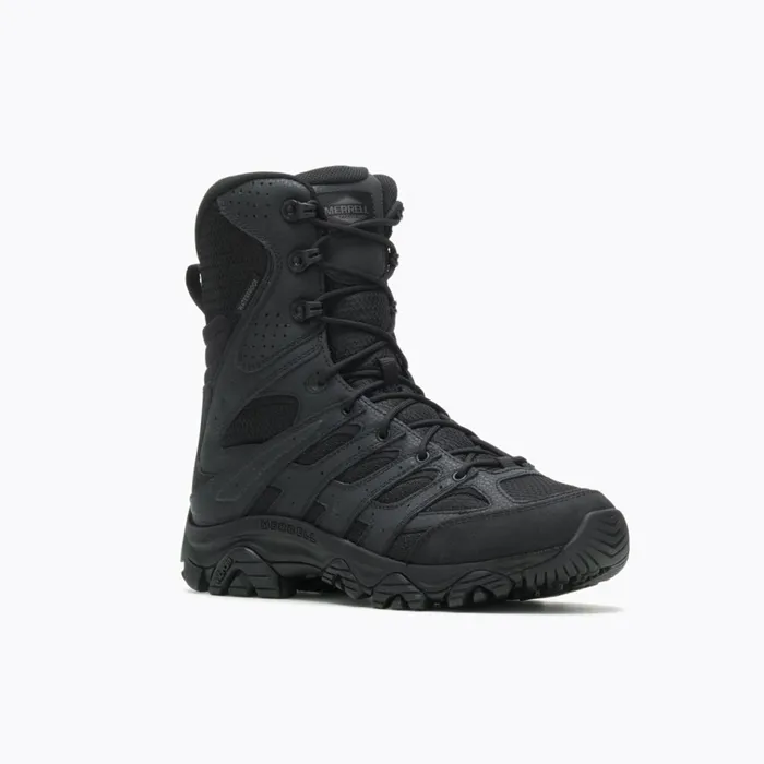 Merrell Moab 3 8034 Tactical Zip Wp Wide Width Black Men Boots