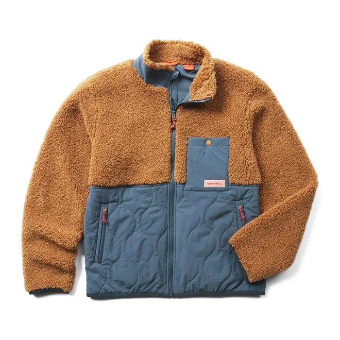 Merrell Sherpa Mixup Jacket Dijon Men Tops