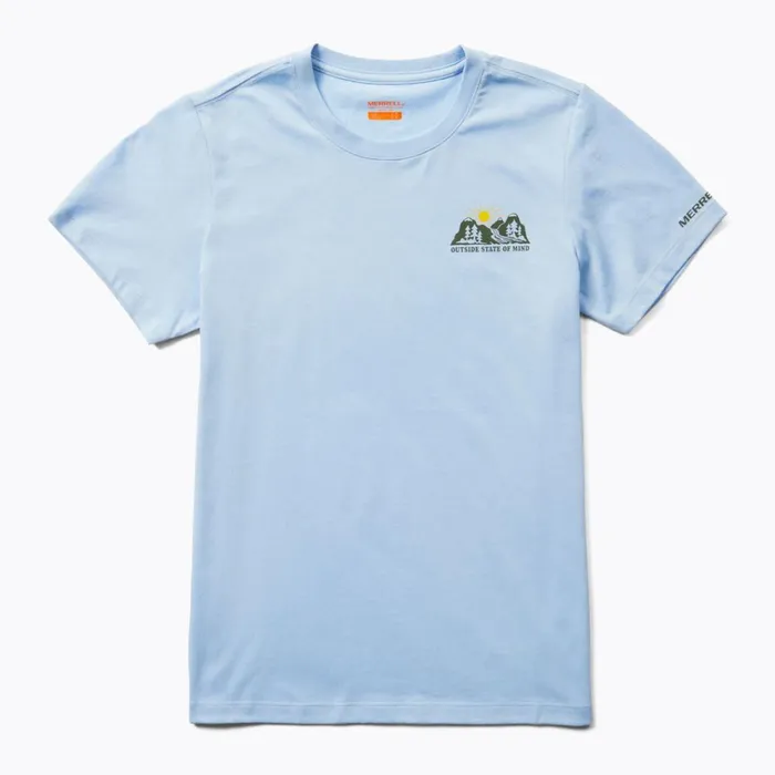 Merrell Sunnyscape Tee Soft Chambray Women Tops