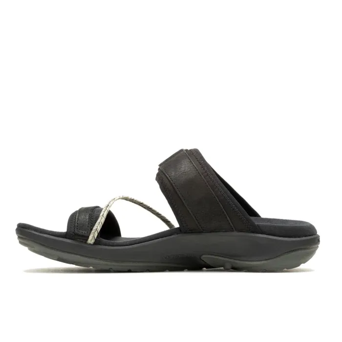 Merrell Terran 4 Slide Wide Width Black Women SlipOns