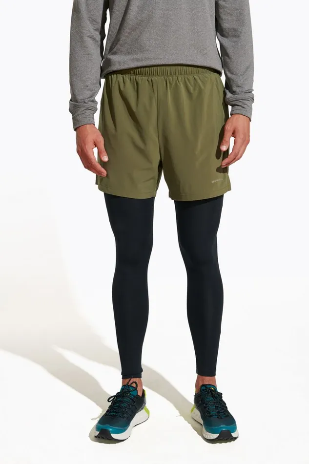 Merrell Trail Running Legging Black Men Bottoms