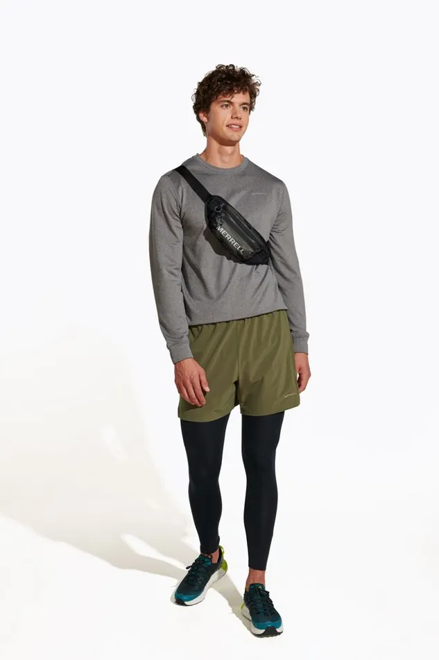 Merrell Trail Running Legging Black Men Bottoms