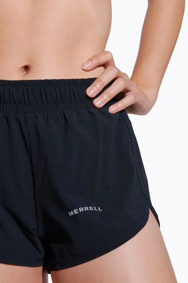 Merrell Trail Running Short Black Women Bottoms