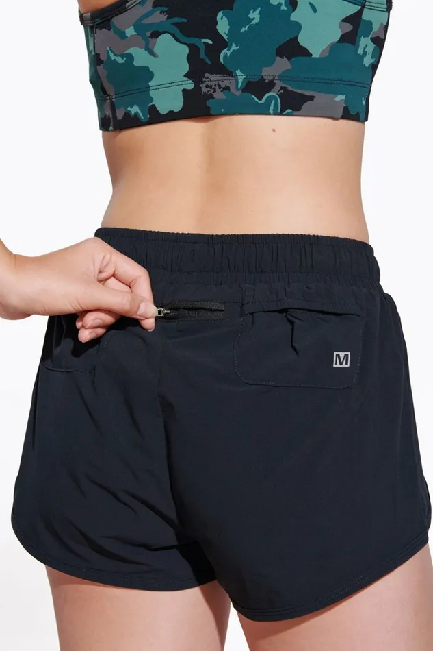 Merrell Trail Running Short Black Women Bottoms