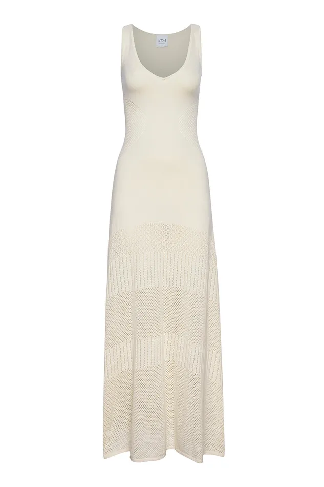 Misa Los Angeles Allison Dress Ivory Women Dresses