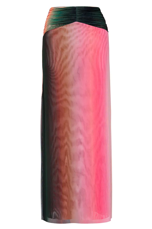 Misa Los Angeles Bruna Skirt Cali Ombre Women Skirts and Shorts