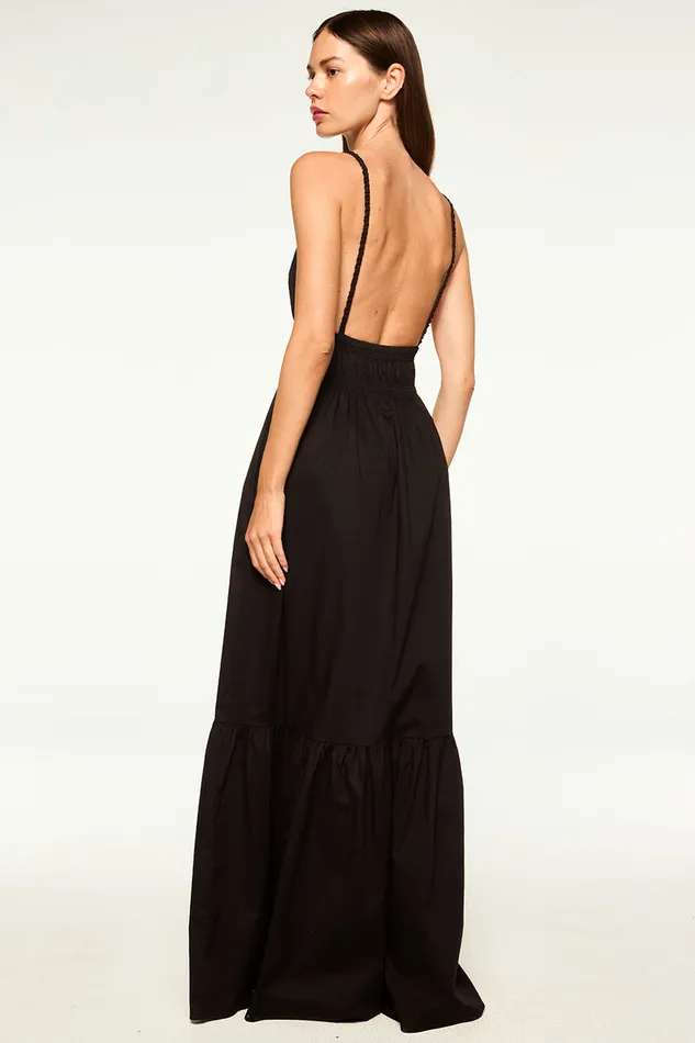 Misa Los Angeles Cintra Dress Black Women Dresses
