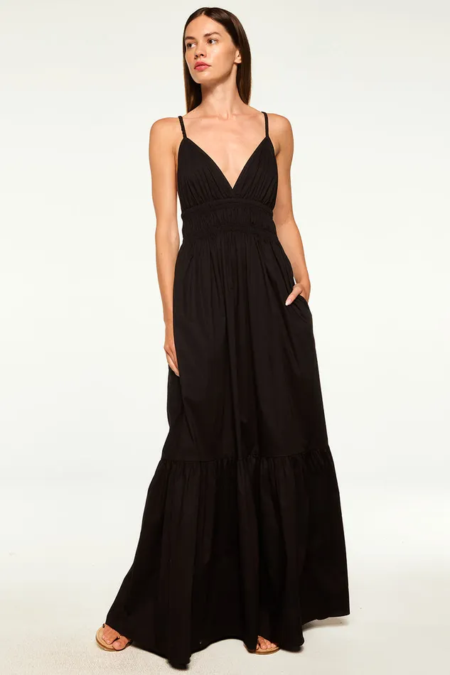 Misa Los Angeles Cintra Dress Black Women Dresses