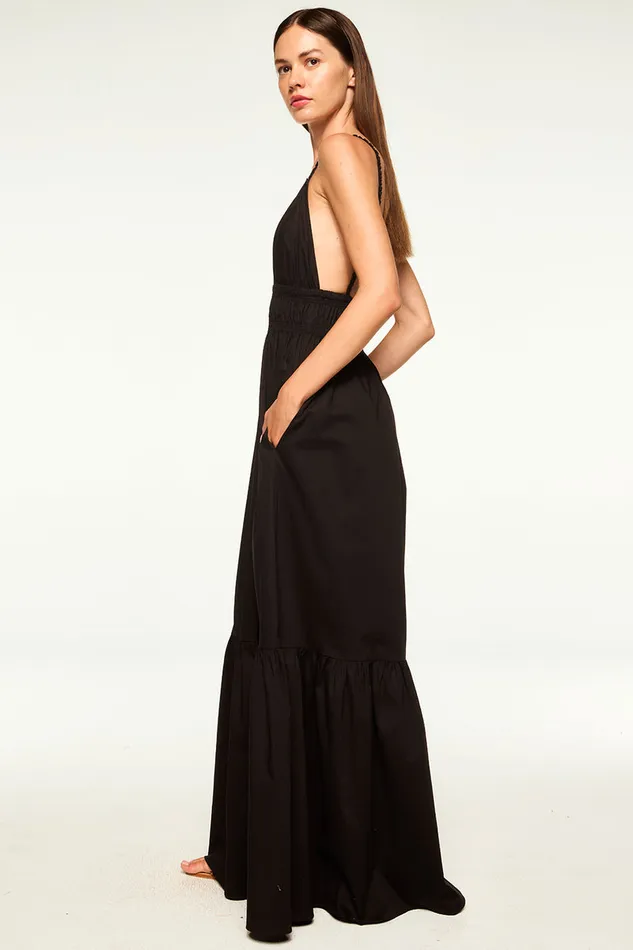 Misa Los Angeles Cintra Dress Black Women Dresses
