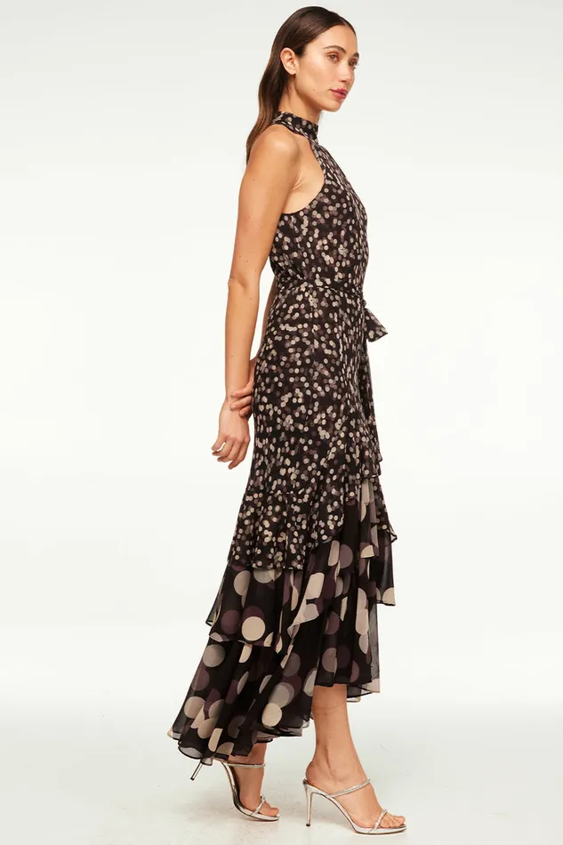 Misa Los Angeles Eliana Dress Polka Dot Mix Women Dresses