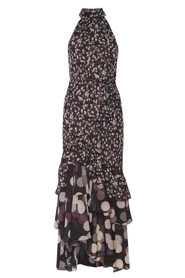 Misa Los Angeles Eliana Dress Polka Dot Mix Women Dresses