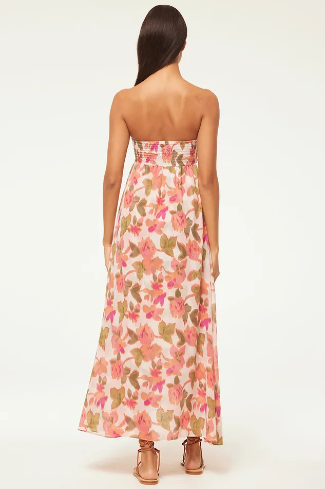 Misa Los Angeles Emine Dress Sonoran Flora Chiffon Women Dresses