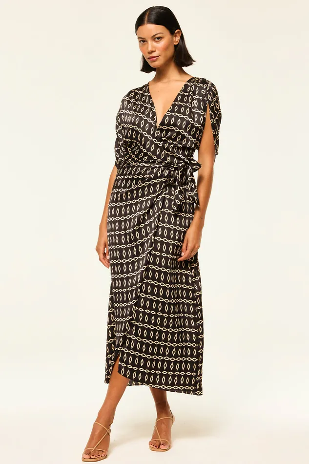 Misa Los Angeles Francesca Dress Go West Geo Mix Women Dresses