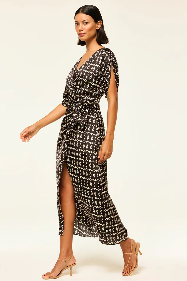 Misa Los Angeles Francesca Dress Go West Geo Mix Women Dresses