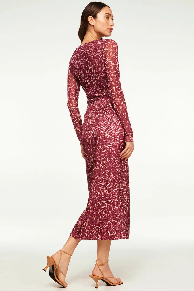 Misa Los Angeles Ivan Skirt Fauna Abstract Women Matching Sets