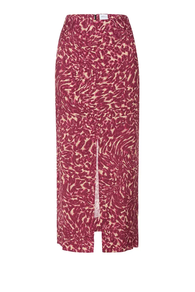 Misa Los Angeles Ivan Skirt Fauna Abstract Women Matching Sets