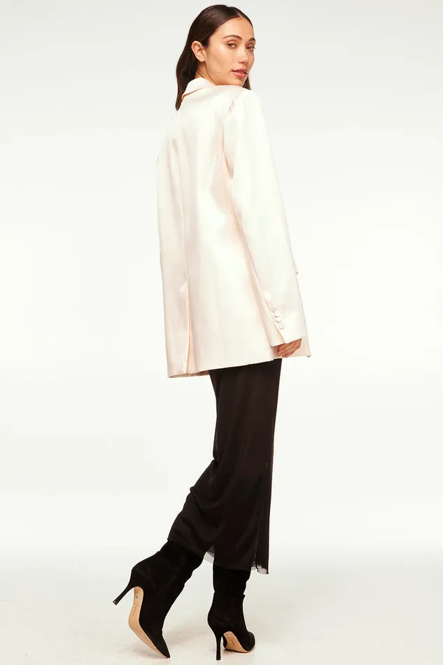 Misa Los Angeles Joanne Blazer Ivory Women Jackets