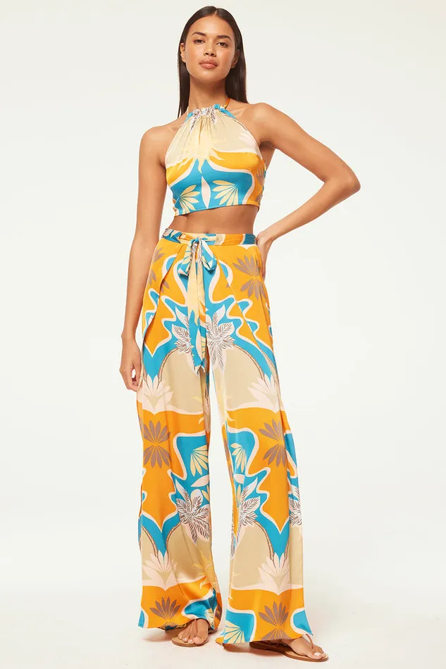 Misa Los Angeles Kanna Pant Bain De Soleil Women Matching Sets