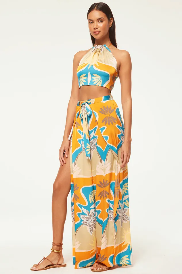 Misa Los Angeles Kanna Pant Bain De Soleil Women Matching Sets