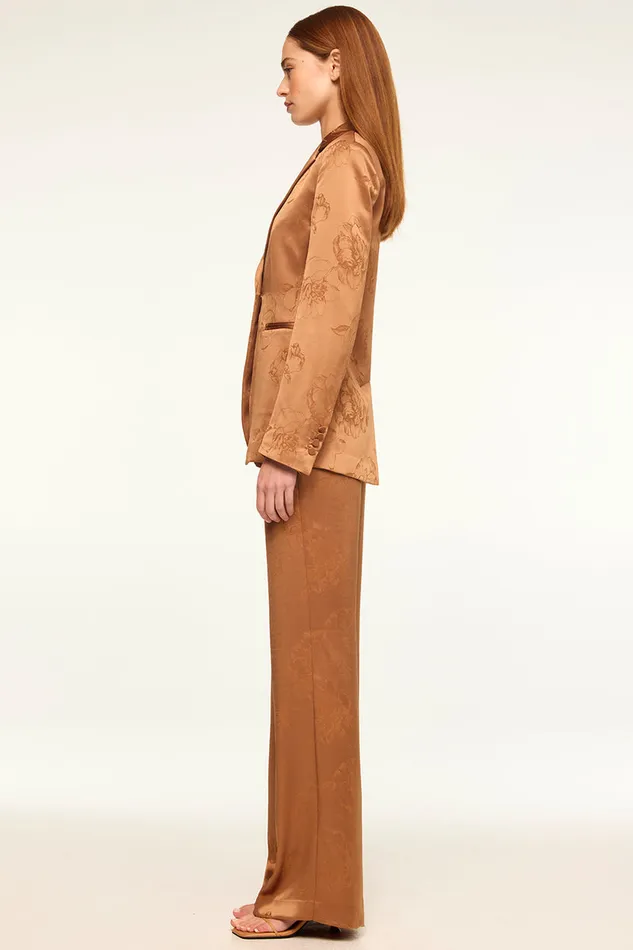Misa Los Angeles Lauren Blazer Straw Jacquard Women Matching Sets