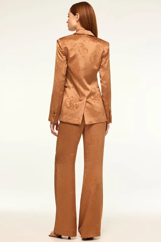 Misa Los Angeles Lauren Blazer Straw Jacquard Women Matching Sets