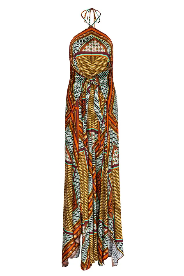 Misa Los Angeles Raban Dress Positano Scarf Women Dresses