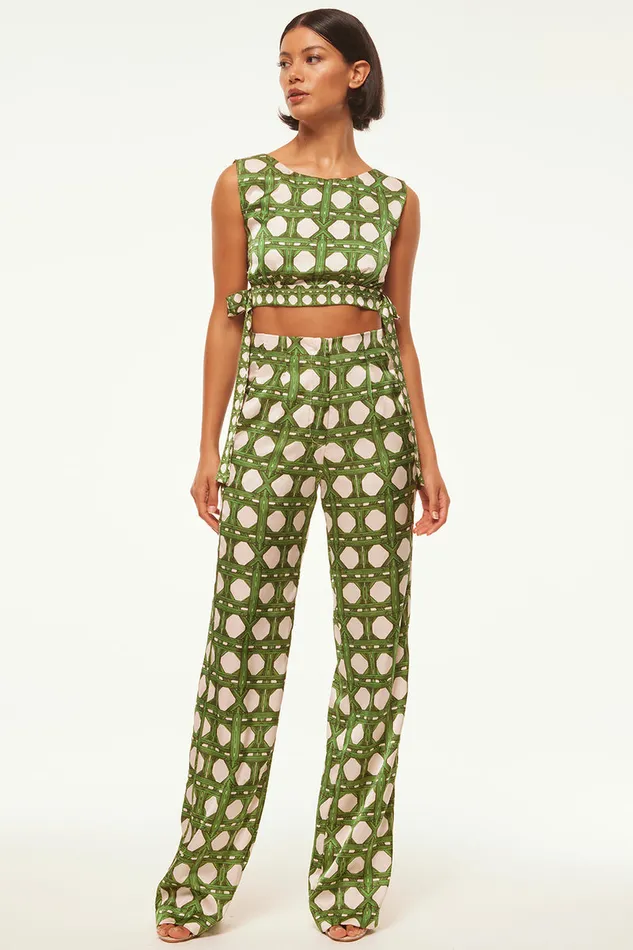 Misa Los Angeles Rita Pant Rattan Tile Women Pants