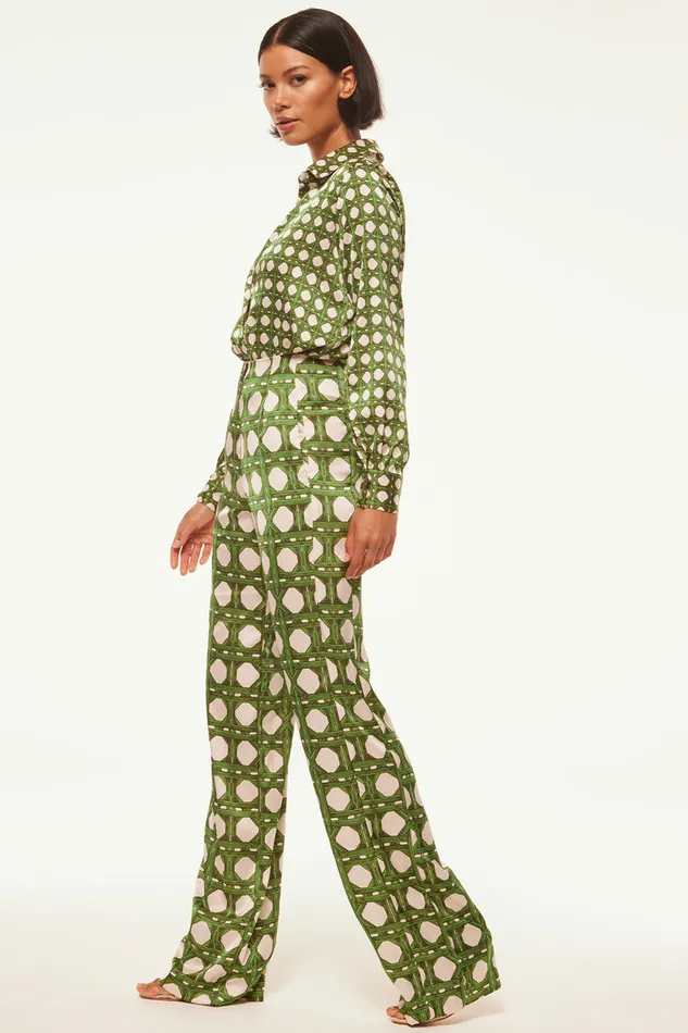 Misa Los Angeles Rita Pant Rattan Tile Women Pants