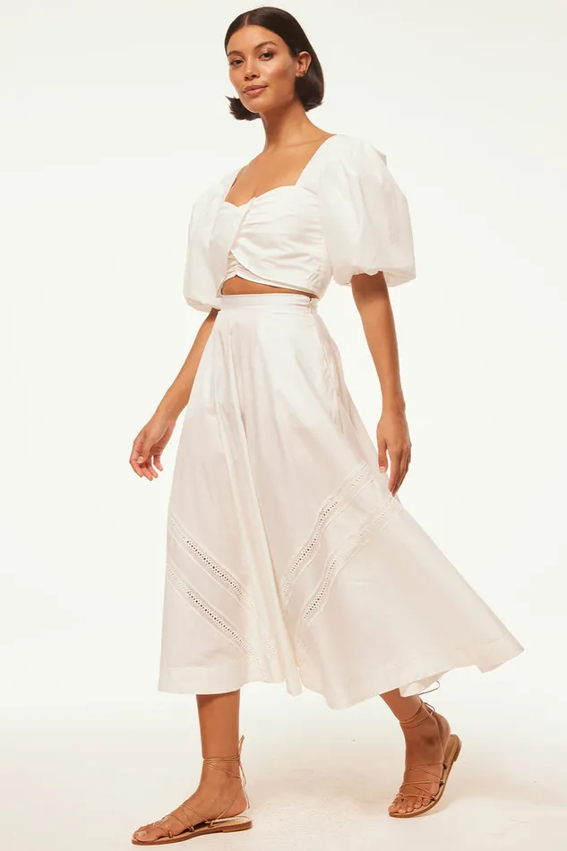 Misa Los Angeles Rori Top White Women Tops