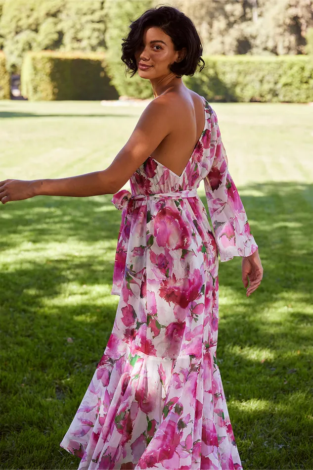 Misa Los Angeles Sabrina Dress Garden Fuchsia Women Dresses Misa Los Angeles Sabrina Dress Garden Fuchsia Women Dresses