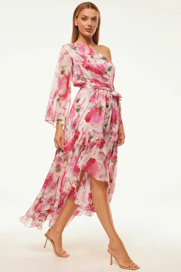 Misa Los Angeles Sabrina Dress Garden Fuchsia Women Dresses Misa Los Angeles Sabrina Dress Garden Fuchsia Women Dresses