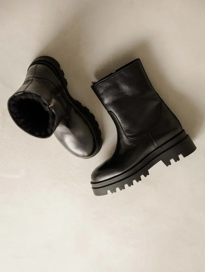 Molly Intense Black Women Bobbies Ankle Boots Molly Intense Black Women Bobbies Ankle Boots